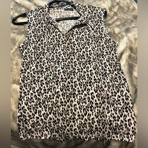 Leopard print tank